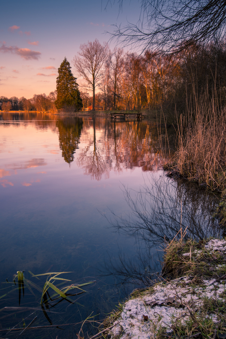 Torfmoorsee im Abendlicht