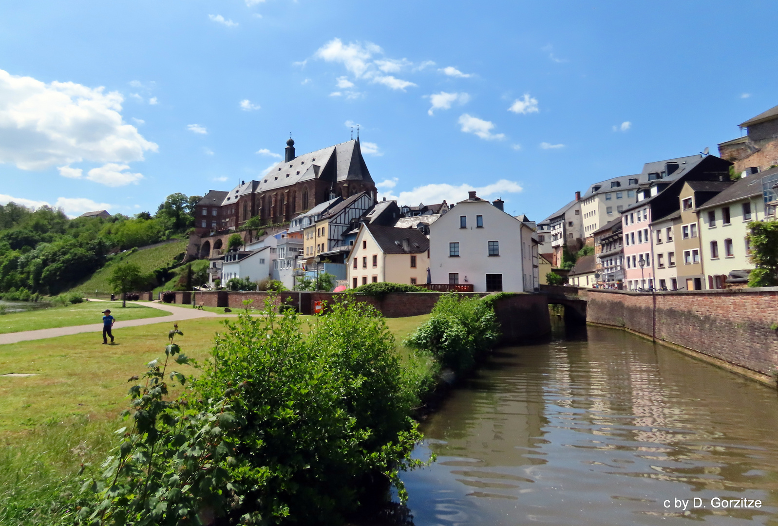 Torhaus Saarburg und die Leukbrücke !