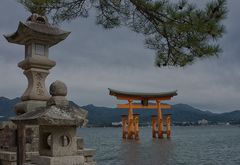 Torii des Itsukushima Schreins