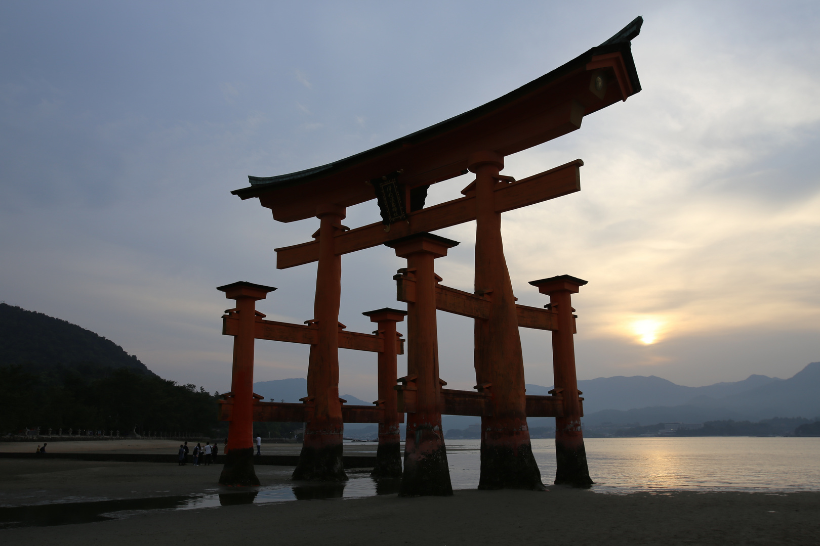 Torii Itsukushima Schrein Juni 2018