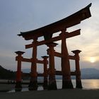 Torii Itsukushima Schrein Juni 2018