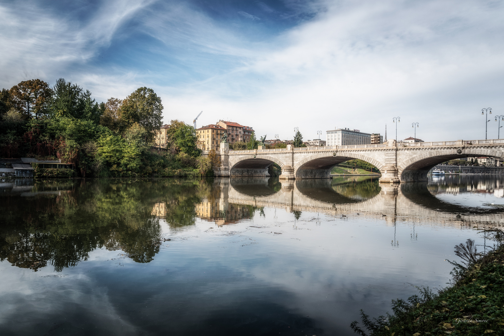 Torino e il fiume Po 