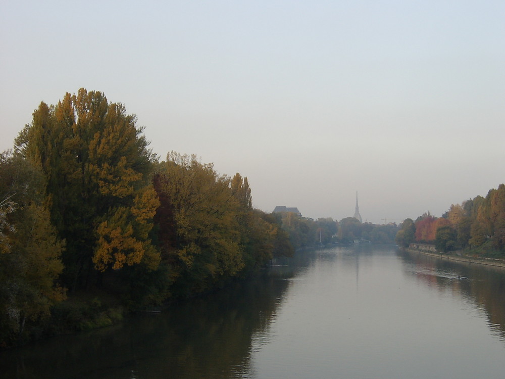 Torino, il Po a Novembre