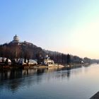 Torino il Po al tramonto