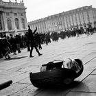 ..torino, panorama (piazza castello, dettaglio)..