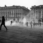 ..torino, piazza castello (footing)..