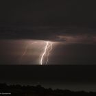 Tormenta eléctrica en la costa Lanzaroteña.