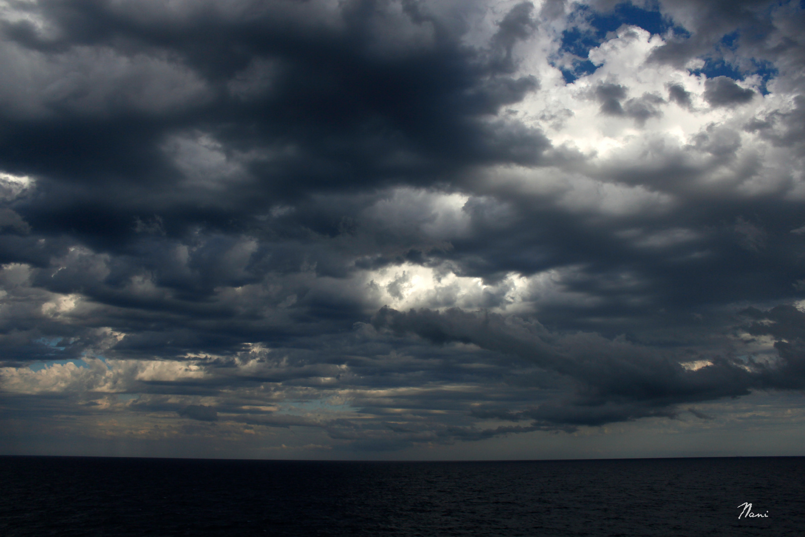 Tormenta en el mar