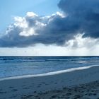 Tormenta en la playa de Punta Cana.