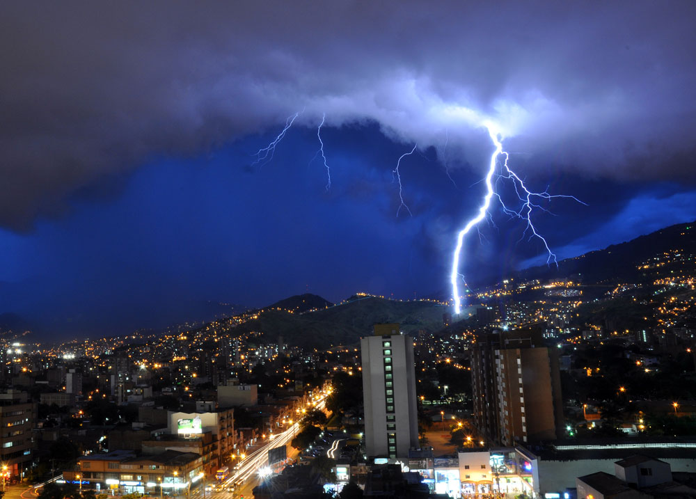 Tormenta en Medellín