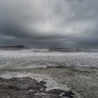 Tormenta en Mundaka.