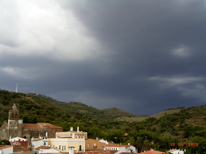 Tormenta entrando por el Puerto de la Olla