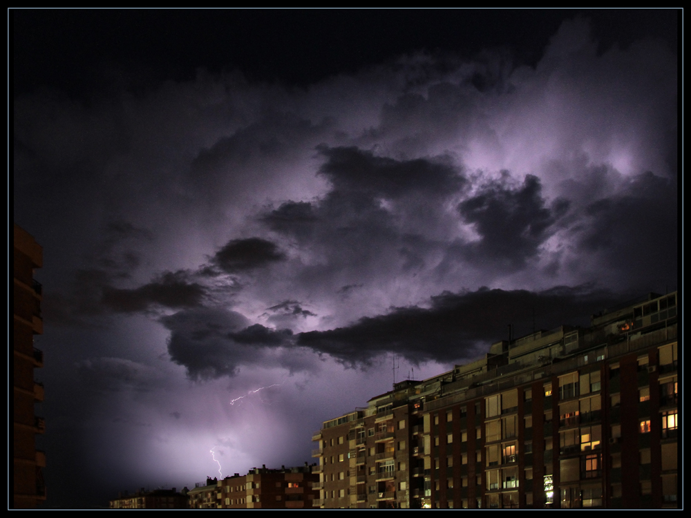 Tormenta sobre Barcelona