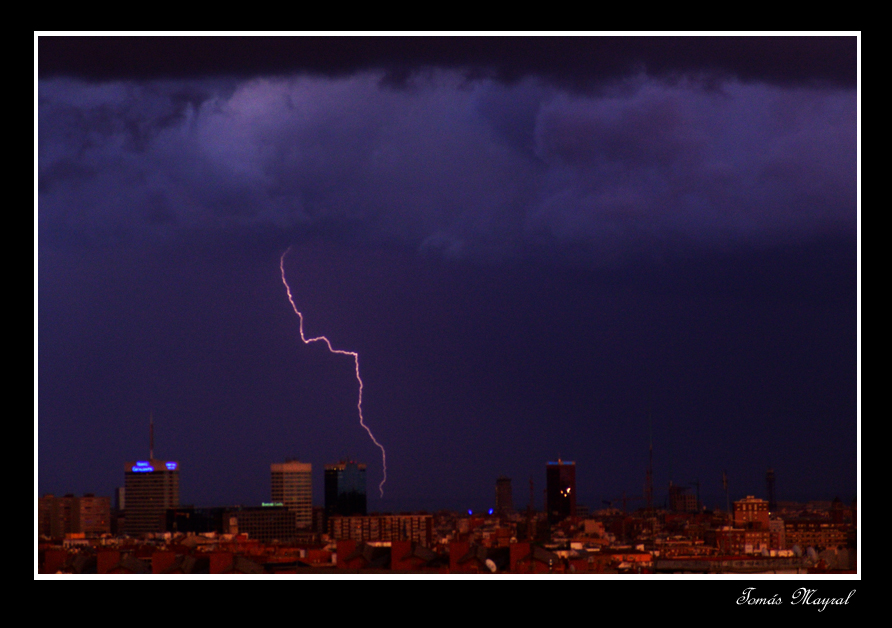 Tormenta sobre Barcelona