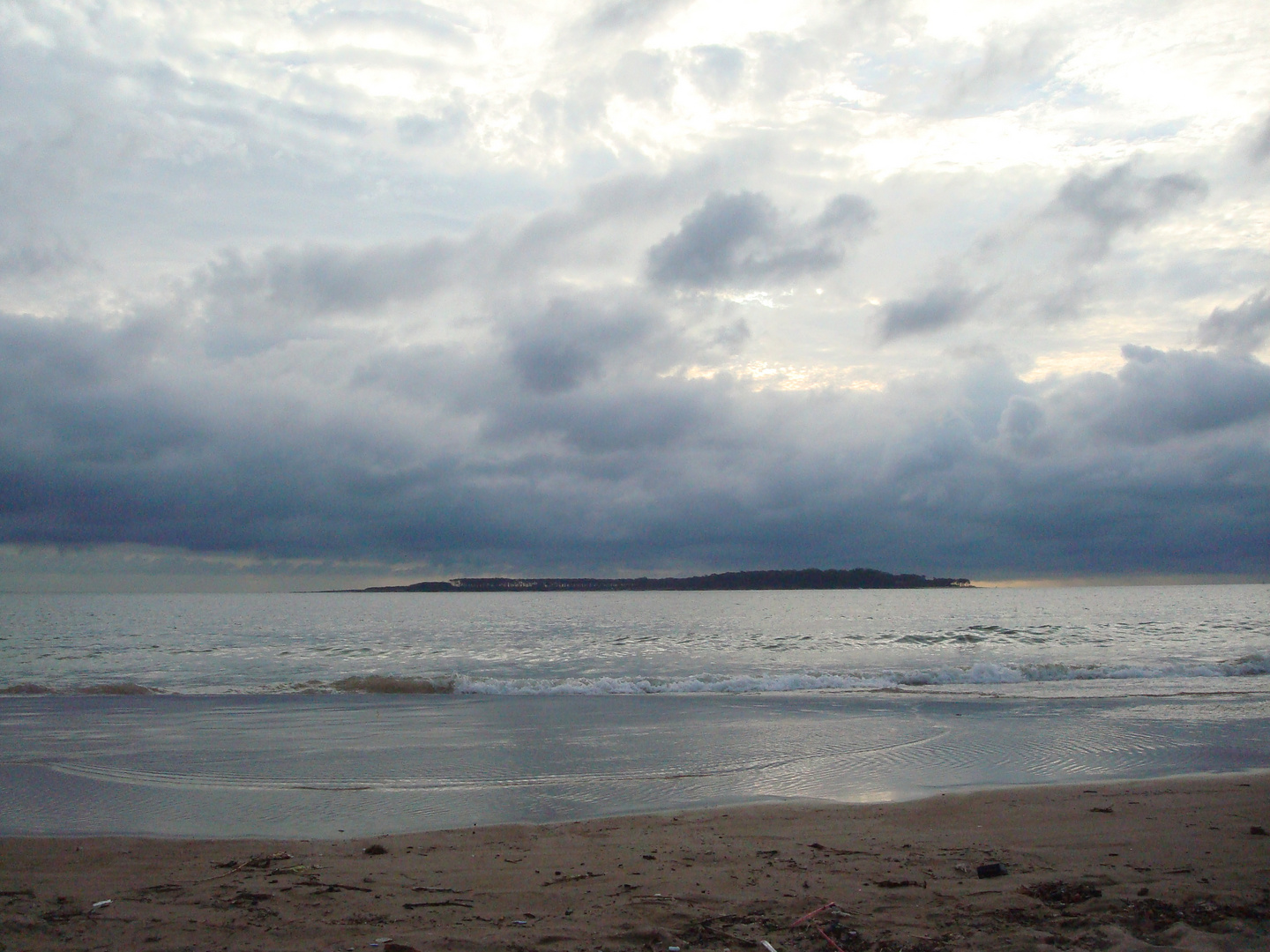 Tormenta sobre el mar