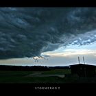 Tornadoide Anmutung einer Gewitterfront auf der Wasserkuppe