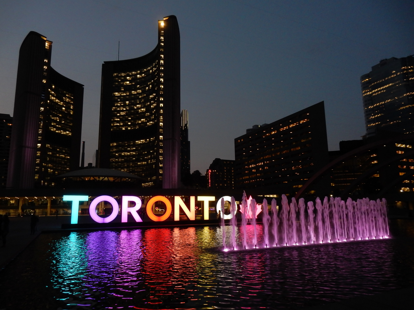 Toronto at night