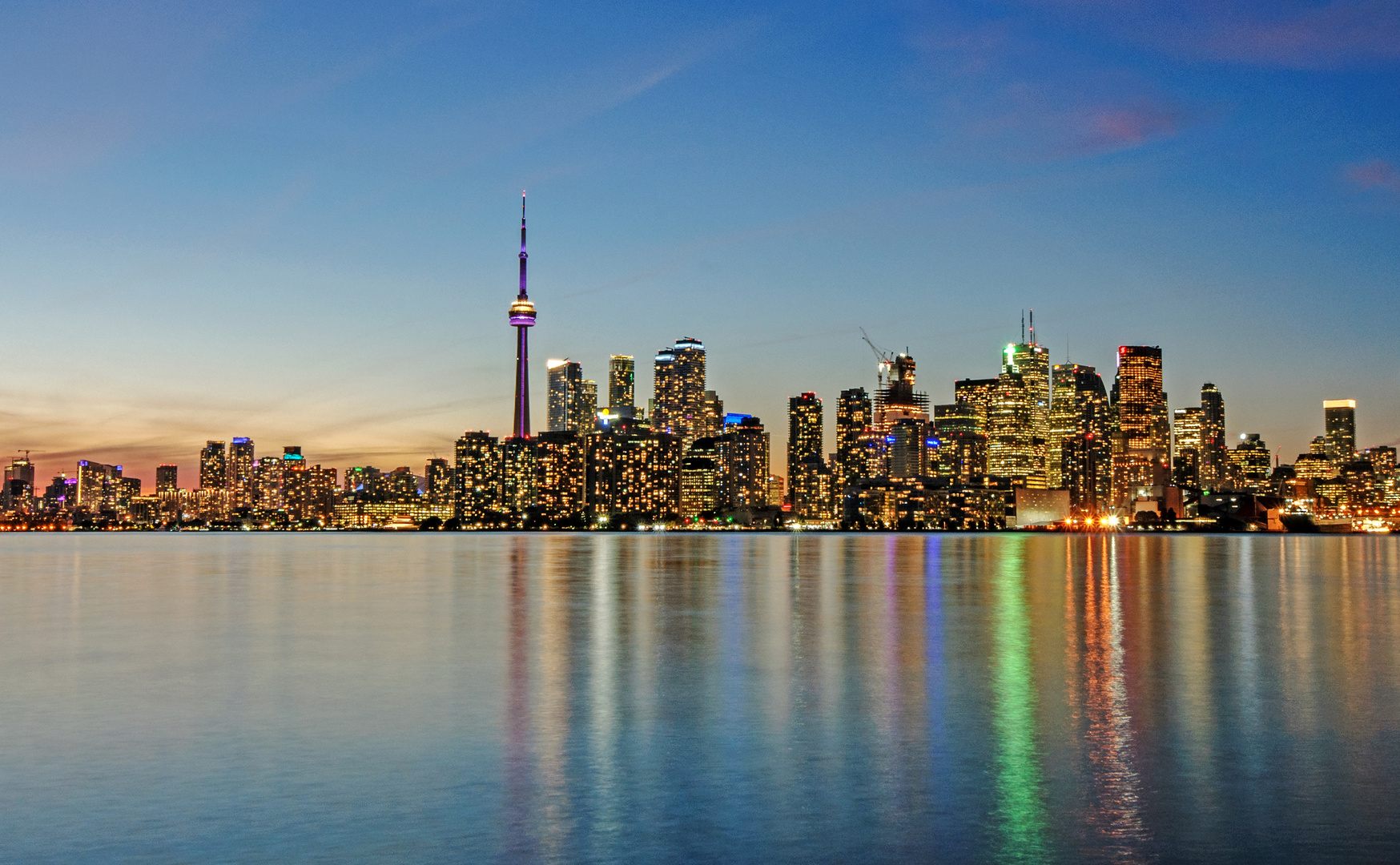 Toronto blue hour