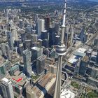Toronto CN Tower aus der Luft 