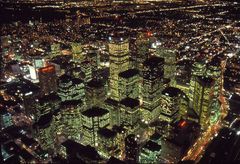 Toronto-Downtown bei Nacht