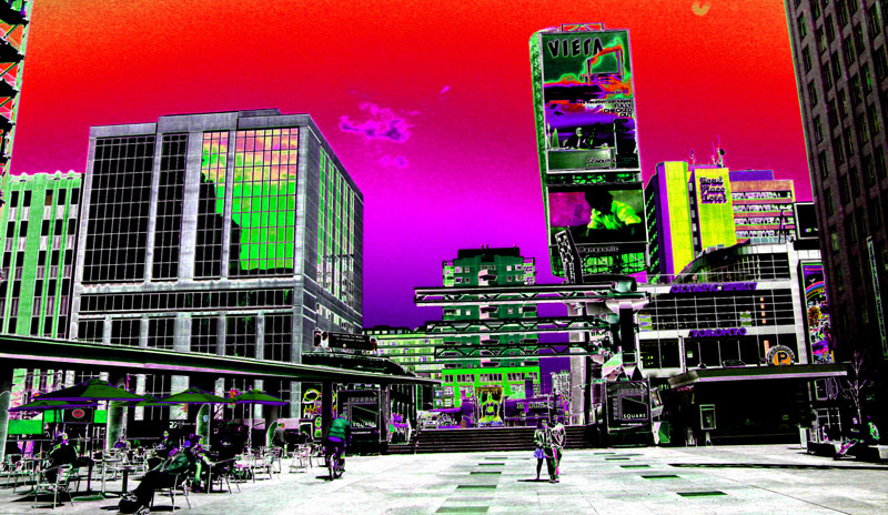 Toronto - Dundas Square    digital fantasy