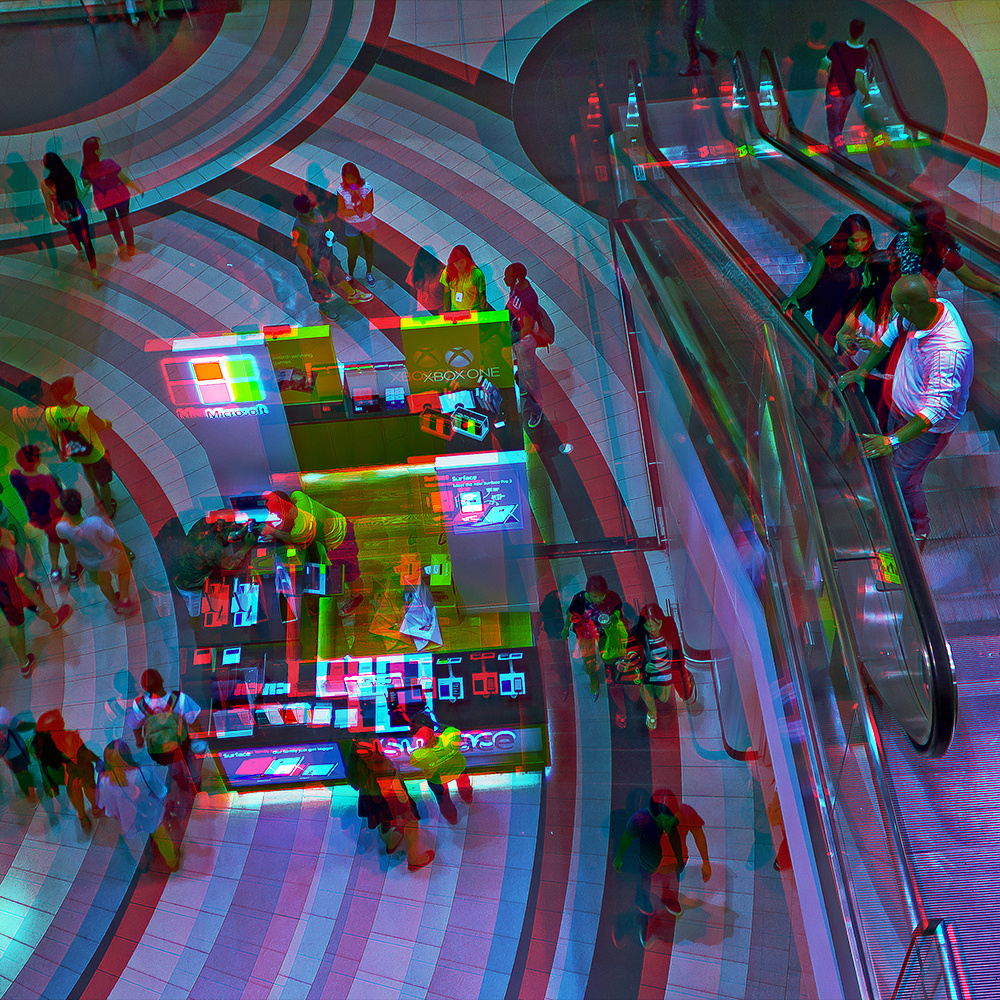 Toronto Eaton Center 3-D