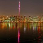 Toronto Panaorama im Winter bei Nacht