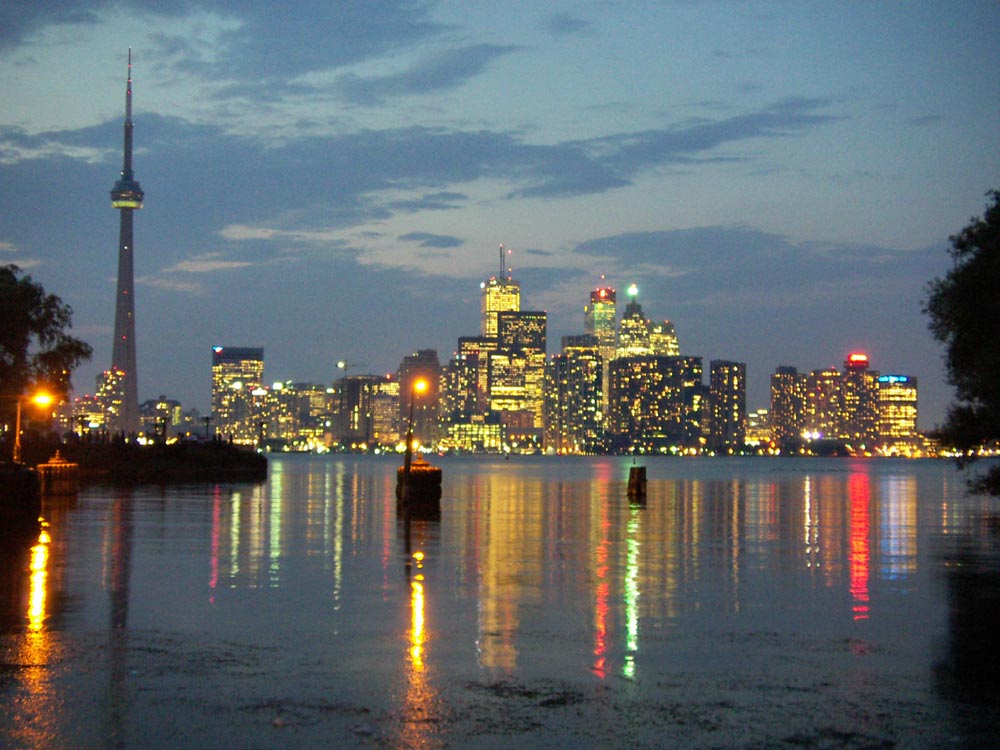 Toronto Skyline bei Nacht