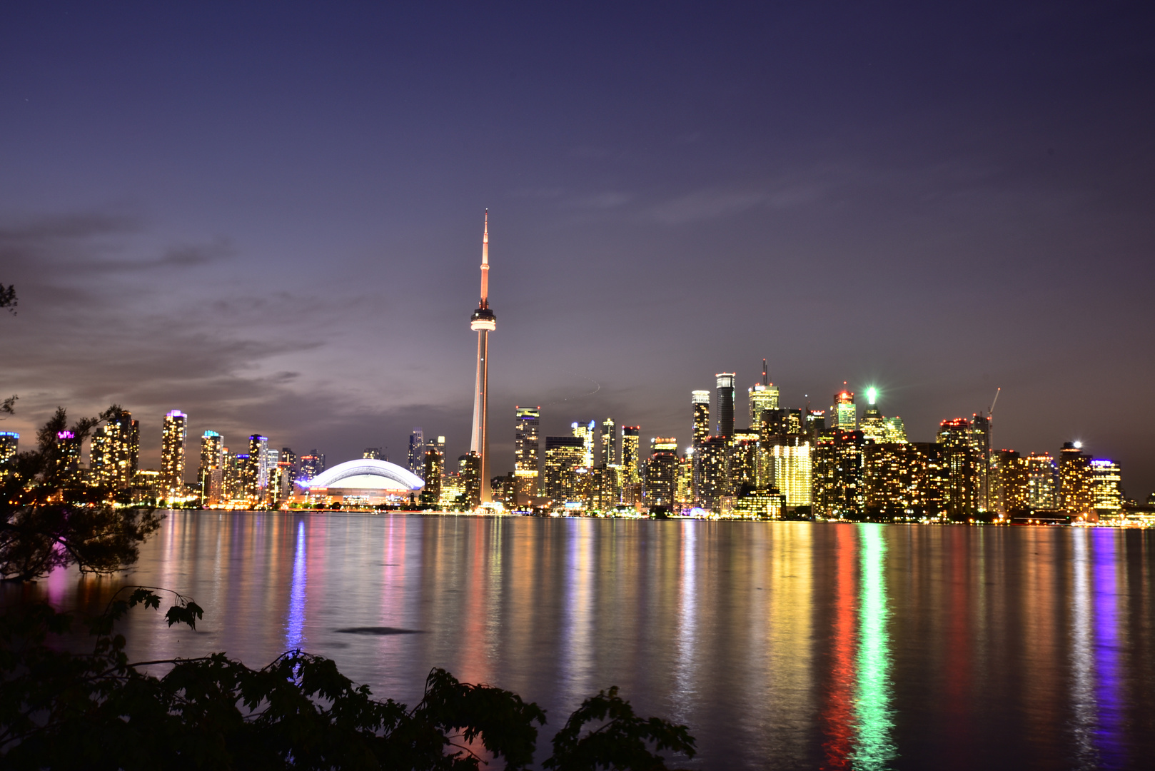 Toronto Skyline bei Nacht