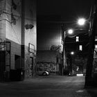 Toronto Streets At Night B/W