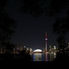 Torontos Skyline bei Nacht