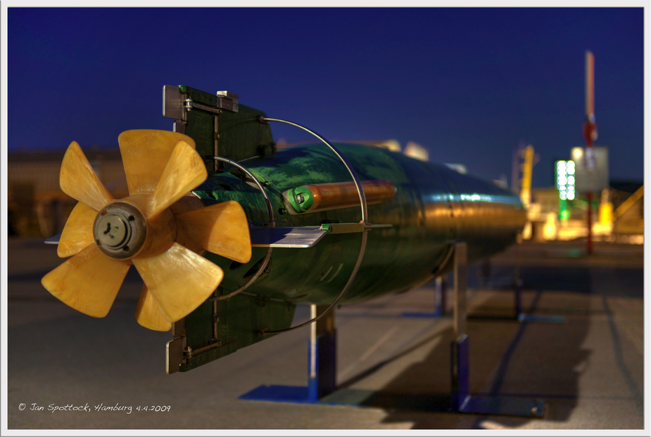 Torpedo beim Hamburger U-Bootmuseum