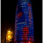 Torre Bala de noche