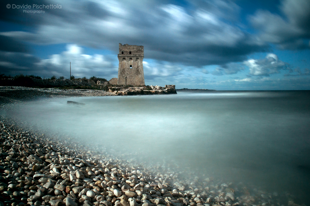 Torre Calderina in long exposure