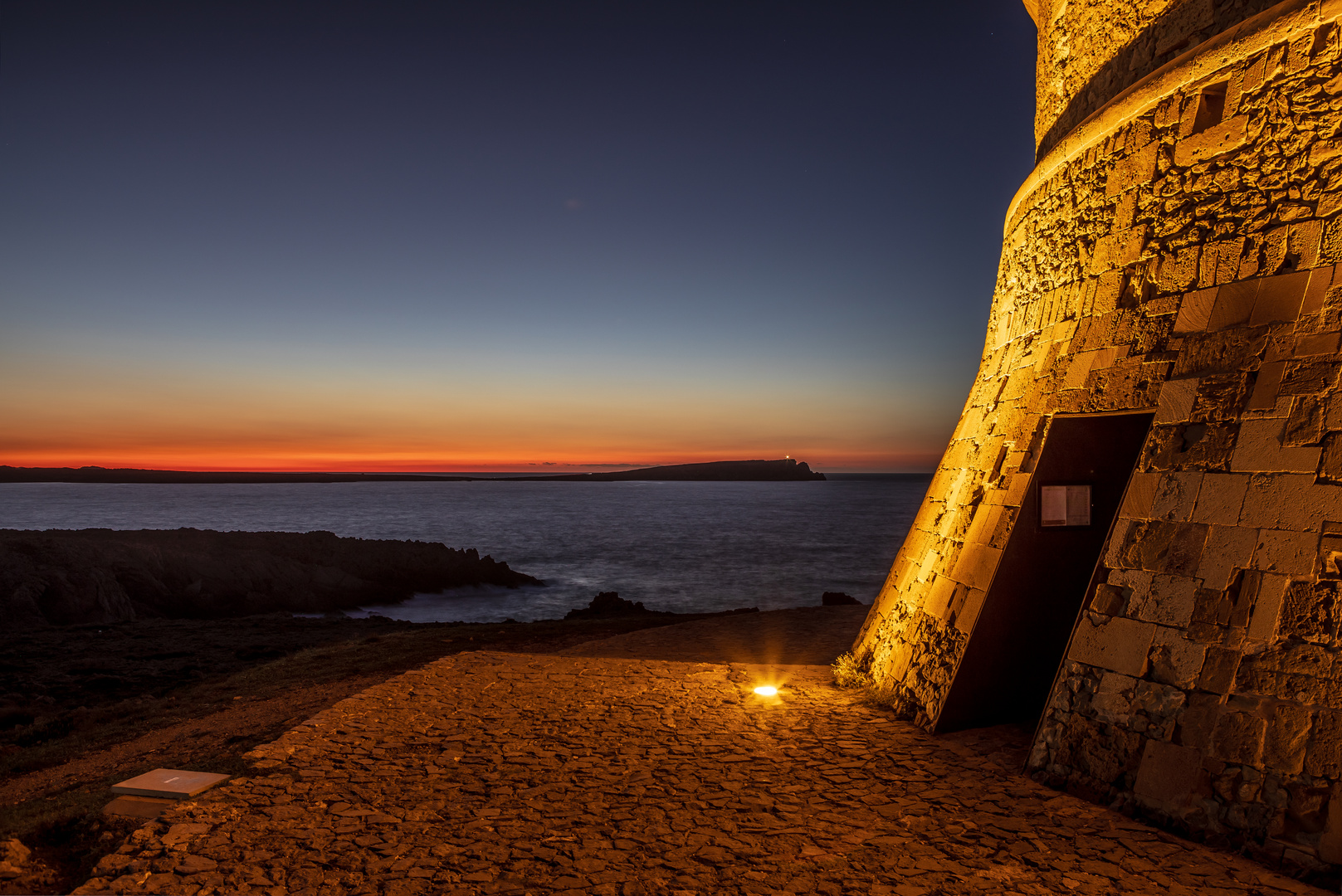 Torre de Fornells im Sonnenuntergang 2