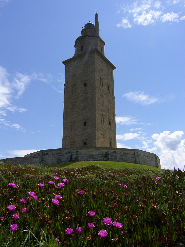 Torre de Hercules, ältester Leuchtum der Welt (La Coruna, Spanien)