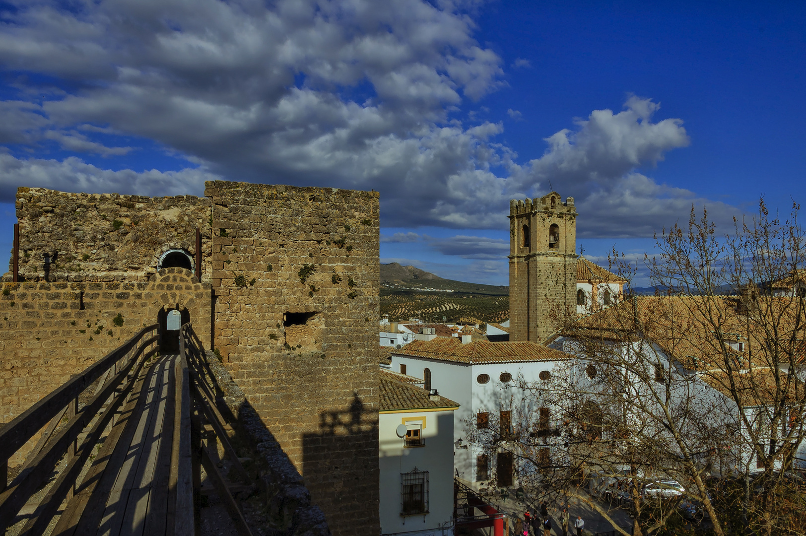 TORRE DE LA IGLESIA DE LA ASUNCIÓN (Desde el Castillo de Priego de Córdoba)