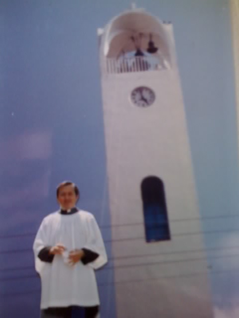 Torre de la Parroquia de los Dulces Nombres. Copandaro de Jimenez Mich