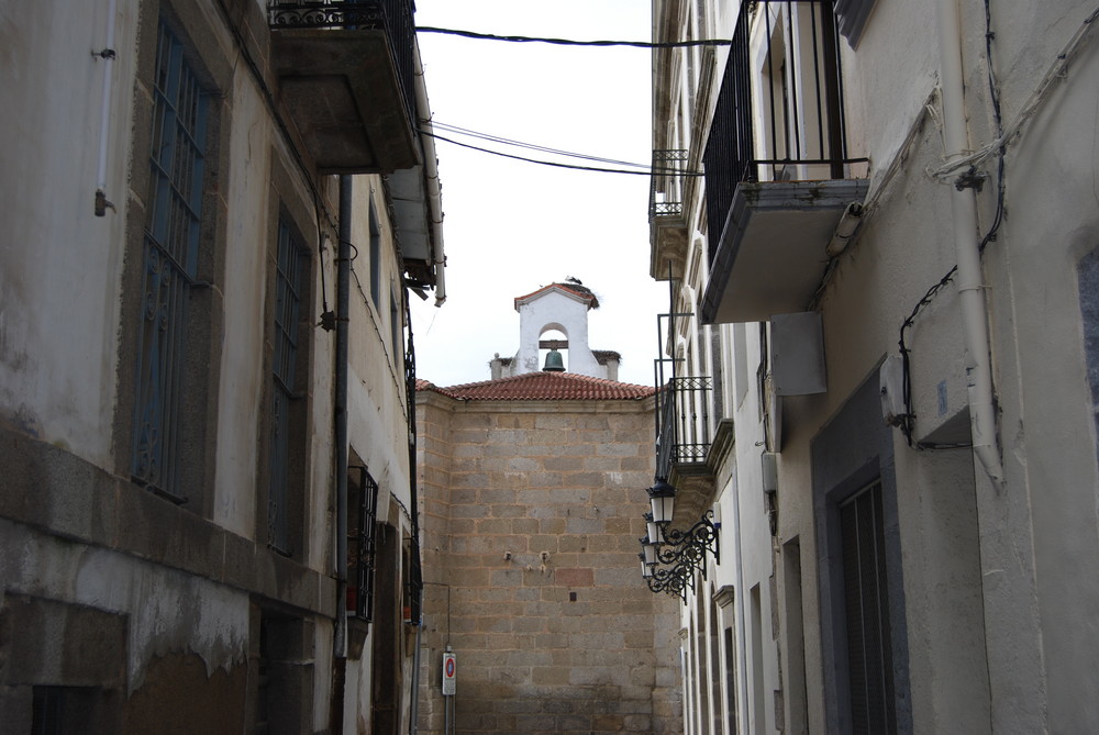 Torre de San Gil, vista panorámica desde la calle Olleros. Béjar