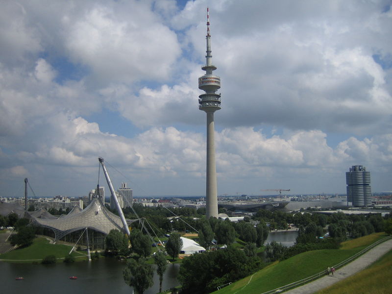 Torre de television en olimpia platz.