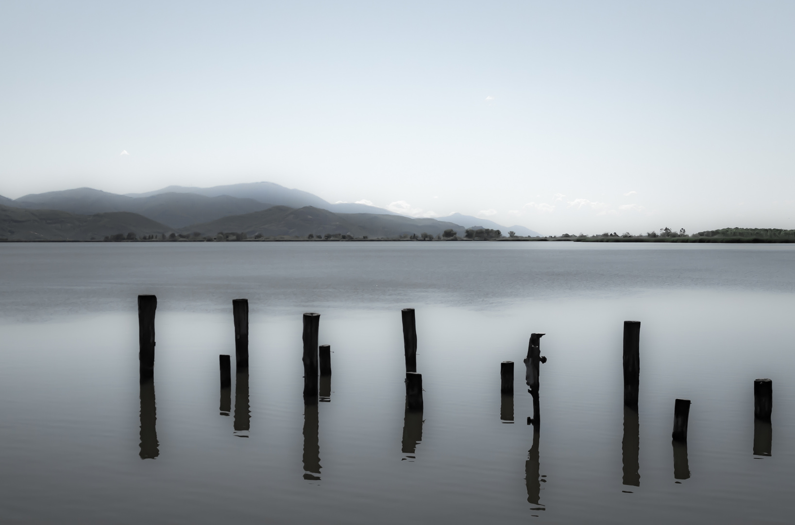 Torre del lago Puccini - Spiegelungen