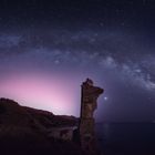 Torre del Río de la Miel. Acantilados de Maro. Málaga (Spain)