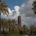 torre Pelli y palmeras 