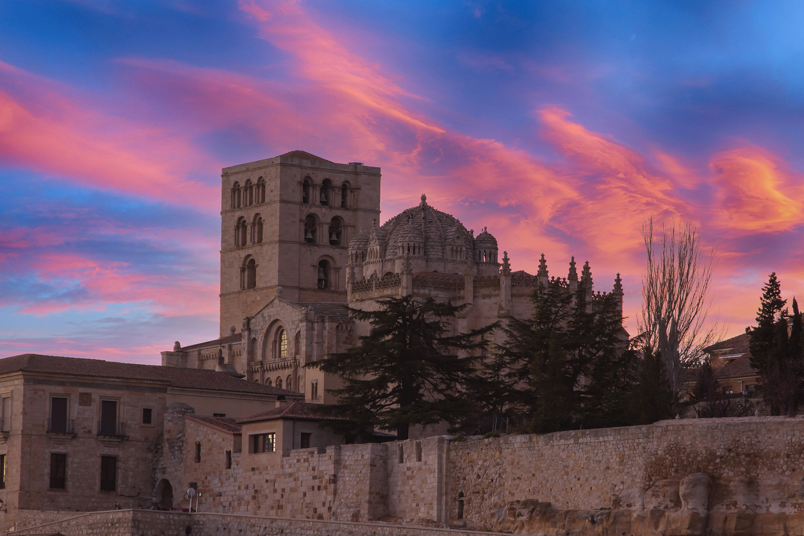 Torre y Cimborrio. Catedral de Zamora.