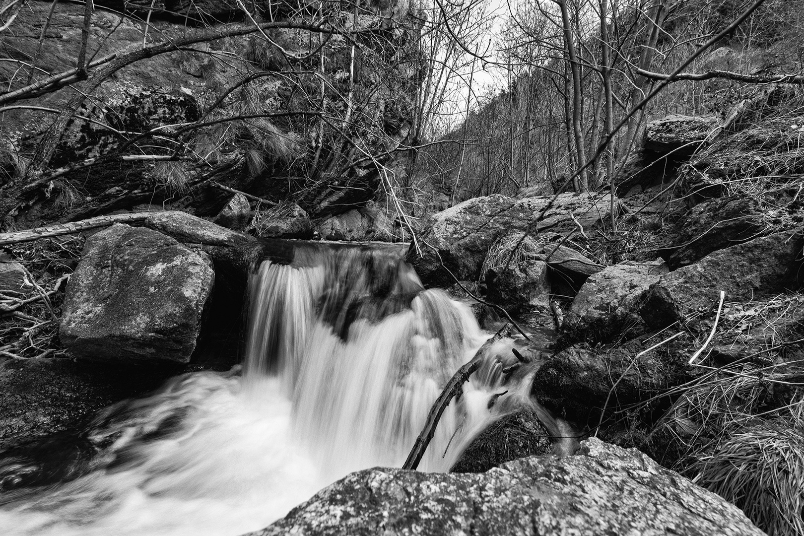 torrent dans les Pyrénées