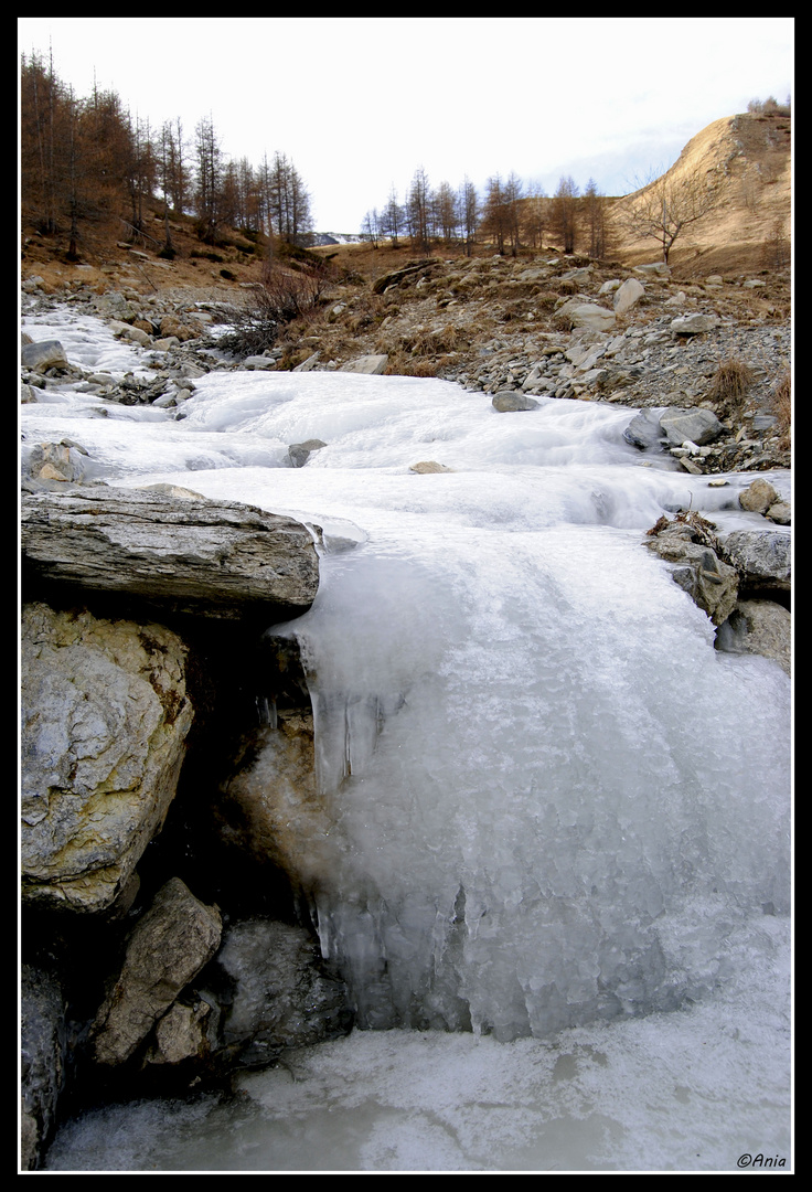 ....torrente ghiacciato....Monesi...