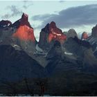 Torres del Paine abends