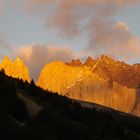 Torres del Paine im Abendlicht