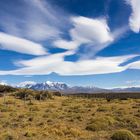 Torres del Paine mit Wolkenformation