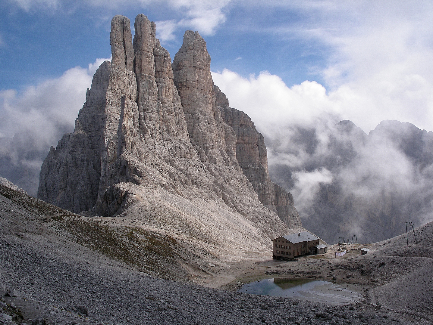 Torri del Vajolet Dolomiti Foto Immagini paesaggi, montagna, natura Foto su